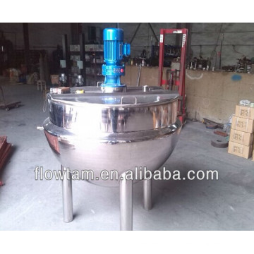 Stainless steel double jacketed cooker,steam double jacketed kettle